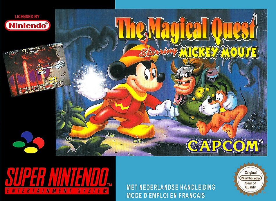 The Magical Quest starring Mickey Mouse: an essential triplet on Super Nintendo?