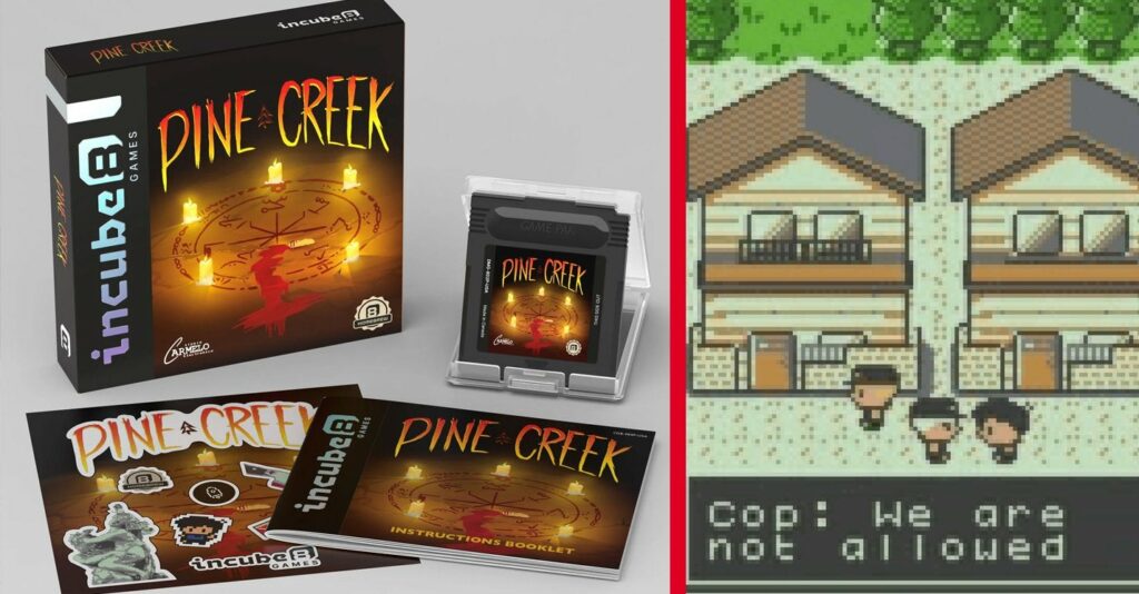 Pine Creek, a new Game Boy Color murder mystery adventure, opens physical preorders