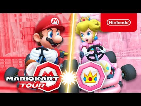 Mario Kart Tour - Mario vs. Peach Tour Trailer