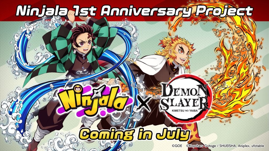 Ninjala Demon Slayer collaboration announced for game's 1st anniversary