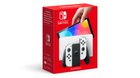 The Nintend Switch (OLED model) will be available in White or Neon Red/Neon Blue when it launches .