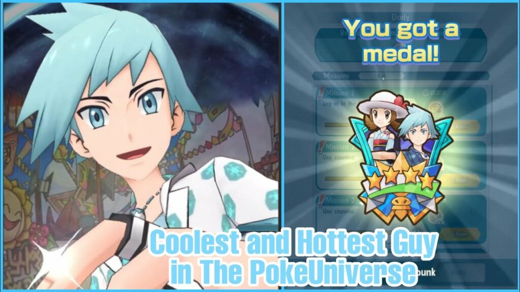 The luck is continue got Isteven with only 3K Gems Pokemon Masters EX