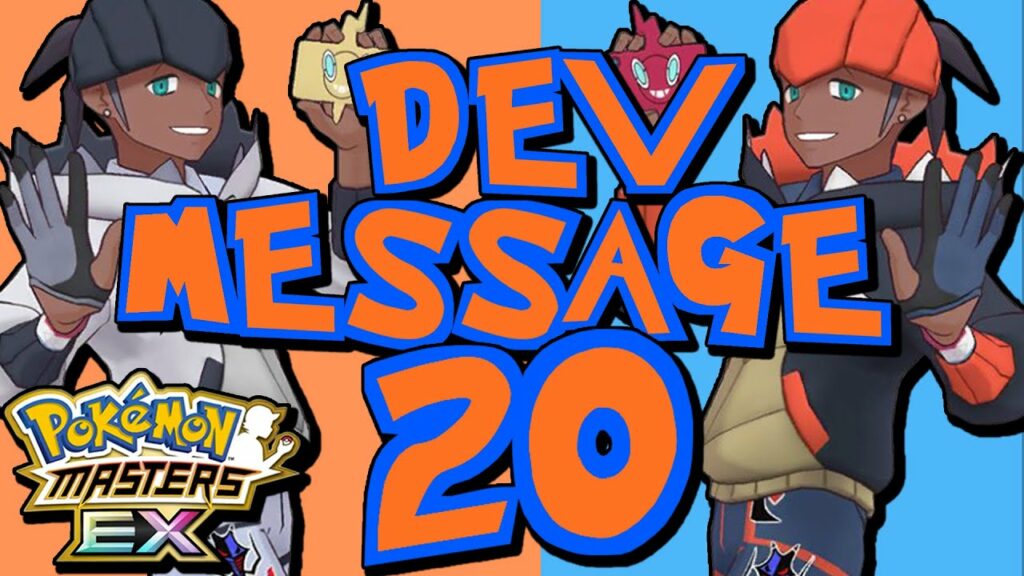 DEVELOPERS MESSAGE 20! NEW DATAMINE AND SYNC PAIRS! | Pokemon Masters EX