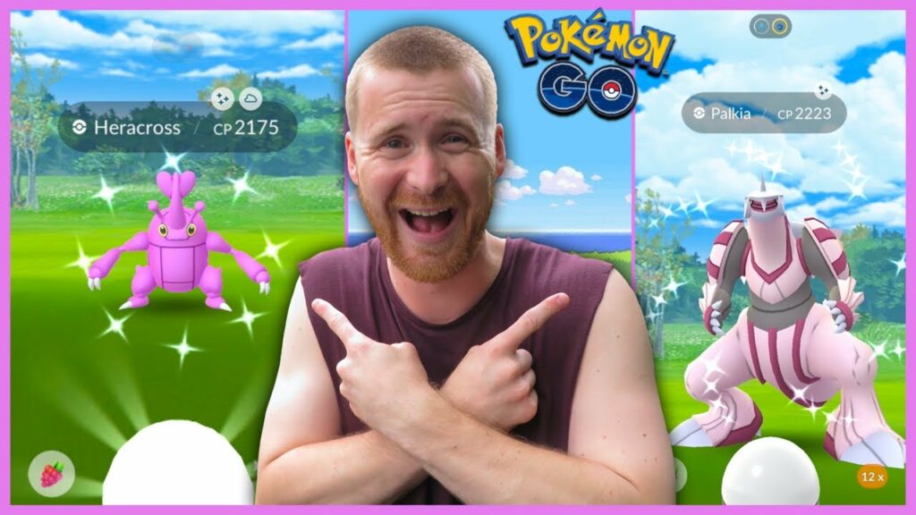 SHINY PALKIA & SHINY HERACROSS ARE HERE IN POKEMON GO!
