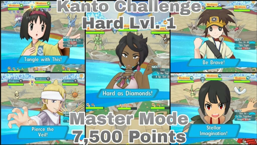 Pokemon Masters EX | Kanto Champion Stadium Master Mode 7,500 Points