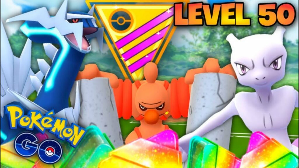Level 50 Mewtwo team in Master GO Battle League Pokemon GO // Shiny 100% lvl 51