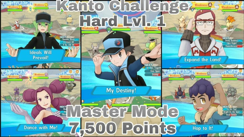 Pokemon Masters EX | Kanto Champion Stadium | Master Mode 7,500 Points | S8 W2