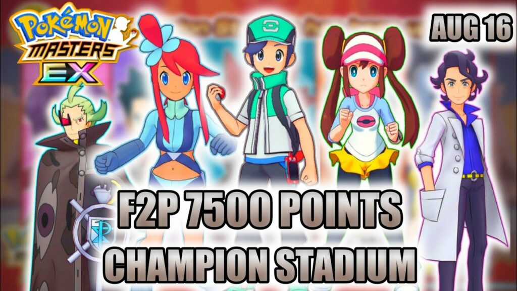 Pokemon Masters Champion Stadium | F2P Teams For 7500 Points | Pokemon Masters Gameplay | Hindi