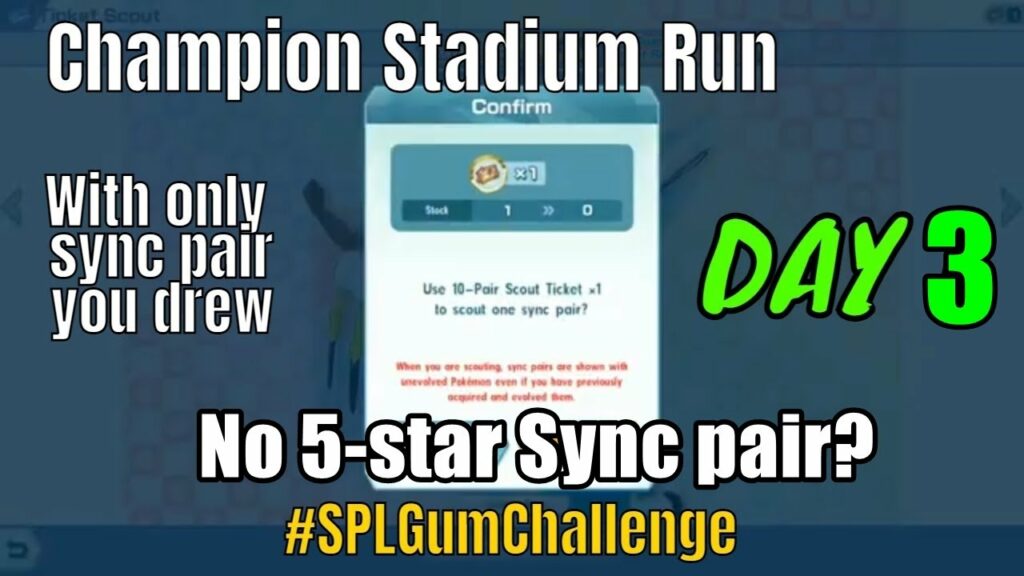 #SPLGUM Challenge - Champion Stadium Day 3 Preview | Pokemon Masters EX