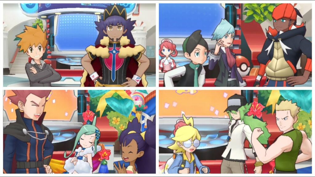 Pokemon Masters EX: All Types Trainers Having Conversations