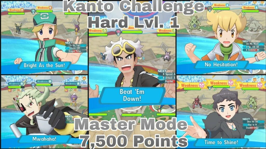 Pokemon Masters EX | Kanto Champion Stadium | Master Mode 7,500 Points | S8 W3