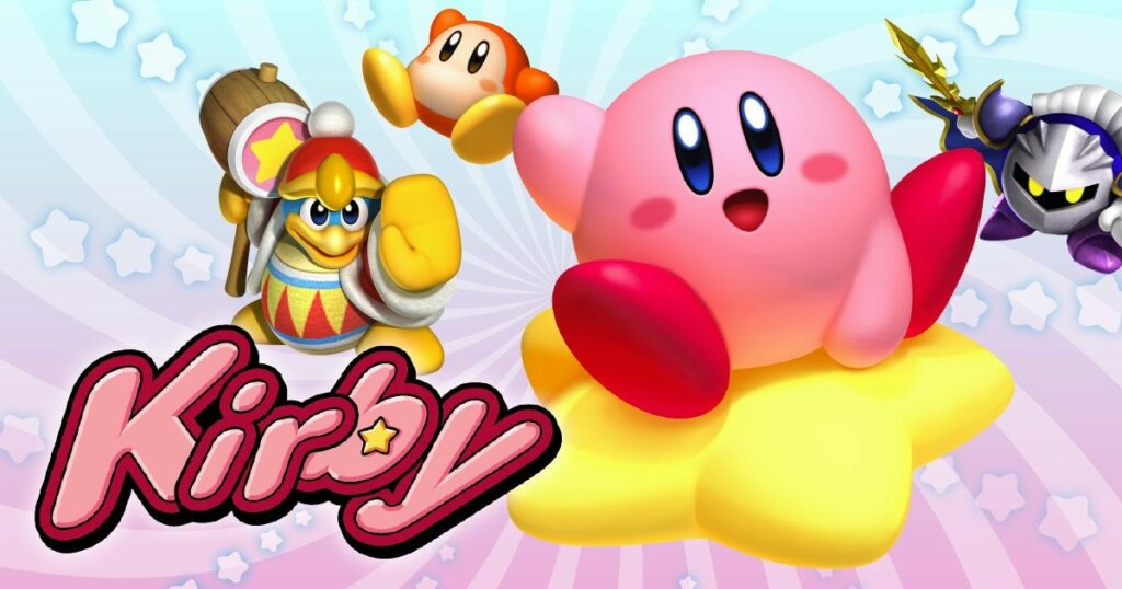 The official Kirby website has been changed to display placeholder text in place of all descriptions and articles.