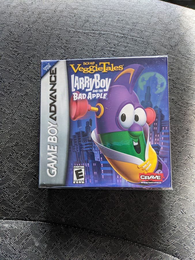 To the guy who didn't think I'd buy a sealed veggie tales gba game in 2021