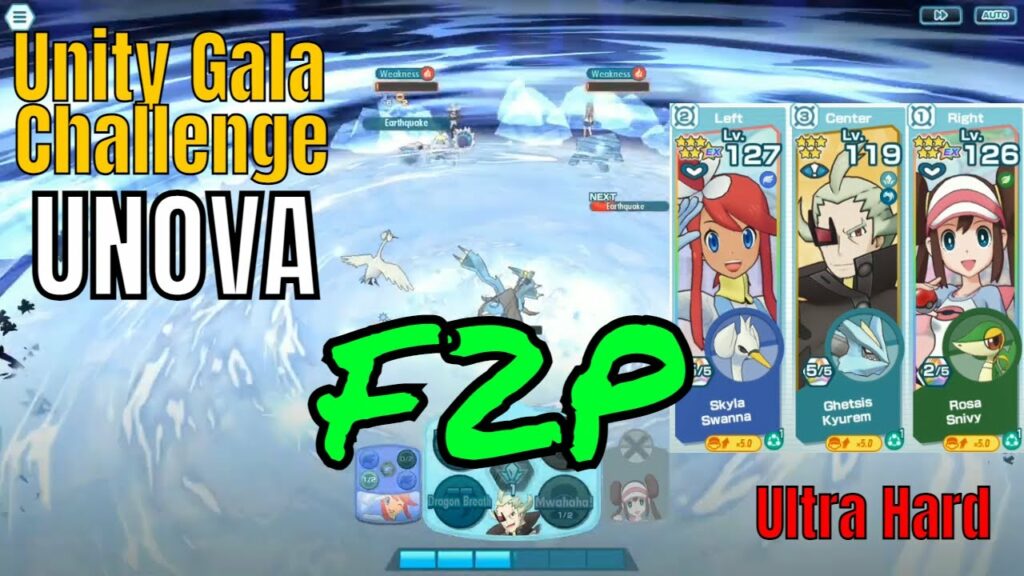 Unity Gala Challenge | F2P | Unova Buddies Unite: Part 2 Ultra Hard  | Pokemon Masters EX
