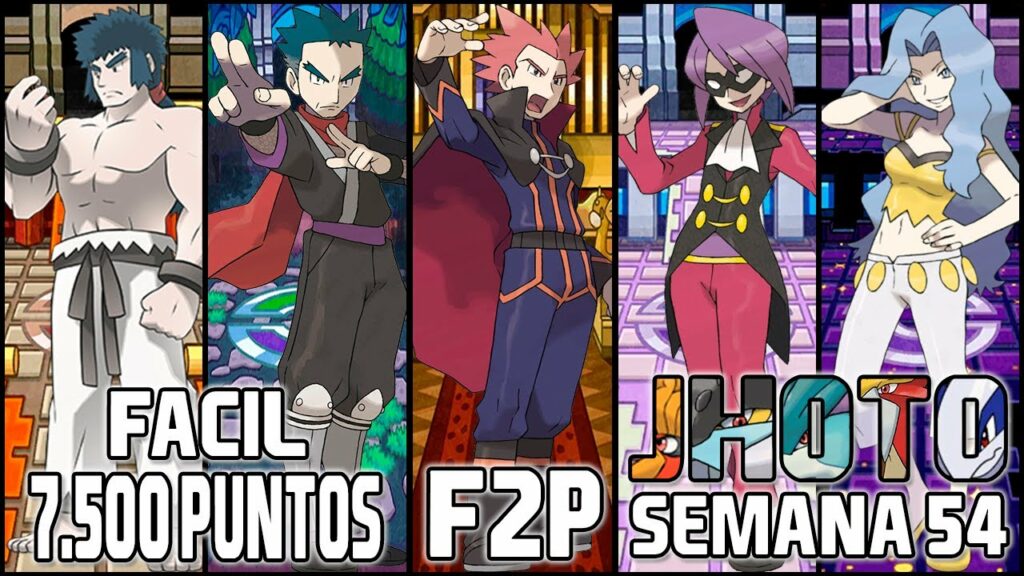 FACIL 7.500 ELITE F2P | COMBATE DE CAMPEONES SEMANA 54 | JOHTO | POKEMON MASTERS EX
