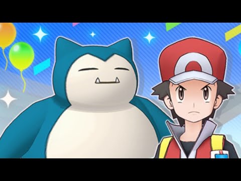 Pokemon Masters EX: Red & Snorlax Pokefair Summoning