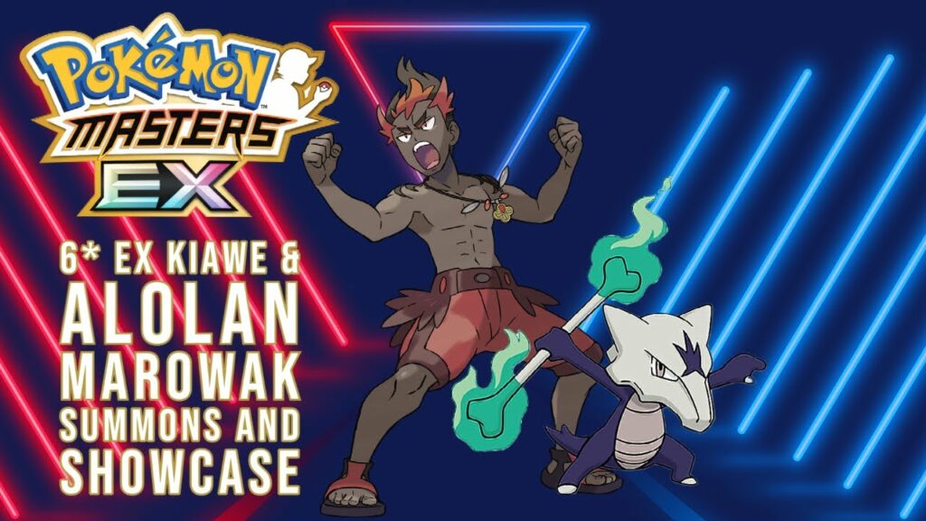 6* EX Kiawe & Alolan Marowak Summons & Showcase | POKEMON Masters EX