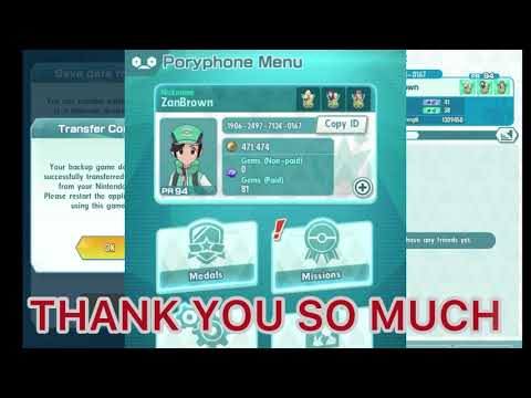 FINALLY AFTER TWO WEEKS......THANK YOU DENA POKEMON MASTERS SUPPORT TEAMS