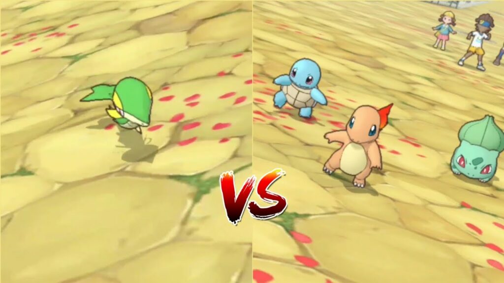 Snivy vs Kanto Starter Squad Epic Battle #20 | Pokemon Masters EX