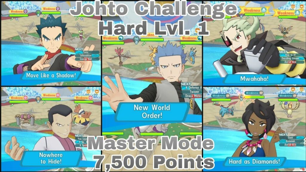 Pokemon Masters EX | Johto Champion Stadium | Master Mode 7,500 Points | S4 W3