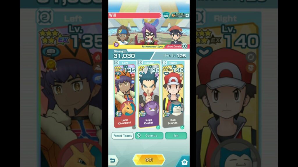 [Pokemon Masters EX] Champion Stadium: Johto Challenge Hard Lv 1 Elite Four & Champion Pt. 1