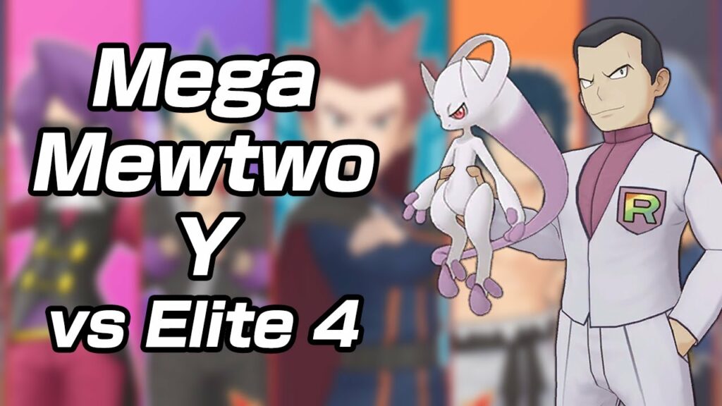 [Pokemon Masters EX] MEGA MEWTWO Y VS ELITE 4 | Master Mode | Champion Stadium - Wave
