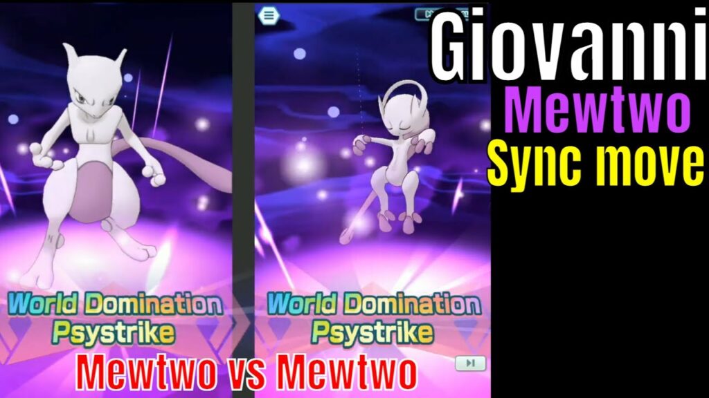 Giovanni Mewtwo vs Mega Y World Domination Psystrike | Pokemon Masters EX | CC