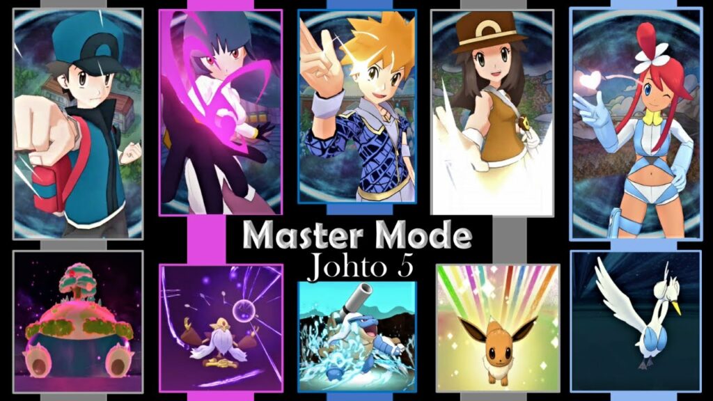 Defensive HP Anti-F2P Johto 5 | Master Mode 7500 Points | Pokemon Masters EX.