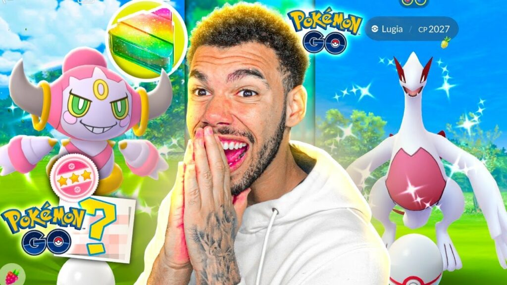 1.000 CANDYS RAROS NO HOOPA & PEGUEI UM LUGIA SHINY SEM QUERER - POKEMON GO | Cris |