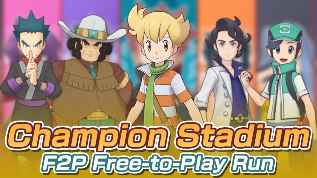 [Pokemon Masters EX] F2P FREE-TO-PLAY RUN | Master Mode 7500 Points | Champion Stadium - Wave 57