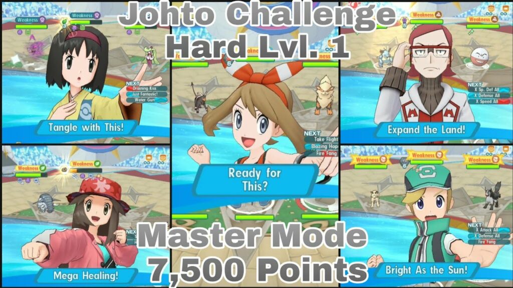 Pokemon Masters EX | Johto Champion Stadium | Master Mode 7,500 Points | S4 W5