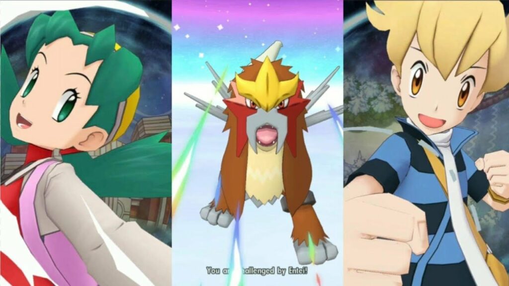 6 Water Starters take on the Entei Legendary Arena [Pokemon Masters EX]