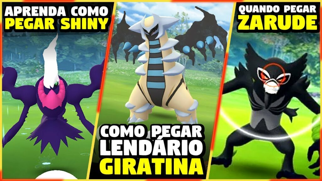 EVENTO GIRATINA SHINY - Como PEGAR POKEMON LENDARIO no Pokemon Go