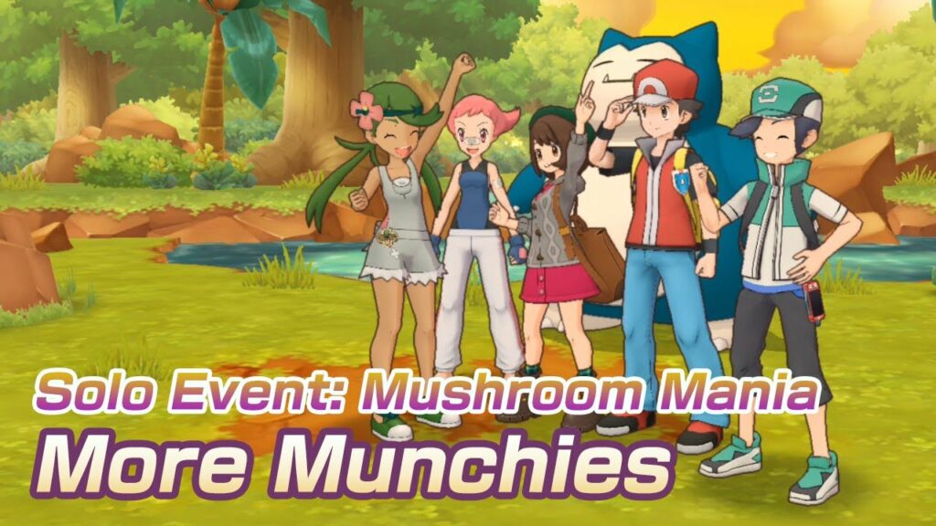 [Pokemon Masters EX] MORE MUNCHIES | Landscape Playthrough | Solo Event - Mushroom Mania