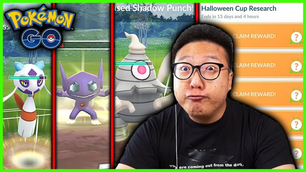 Full Ghost Team & Halloween Cup Timed Research in Go Battle League in Pokemon GO