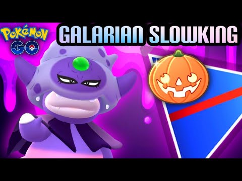 *NEW* Galarian Slowking In Halloween Cup GO Battle League for Pokemon GO