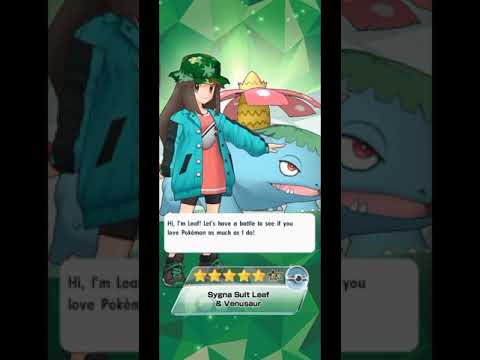 Pokemon Masters Getting Sygna Suit Leaf