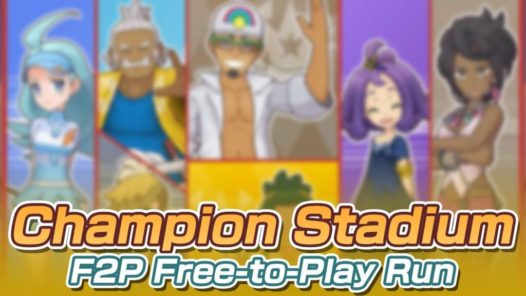 [Pokemon Masters EX] F2P FREE-TO-PLAY RUN | Master Mode 7500 Points | Champion Stadium - Wave 59