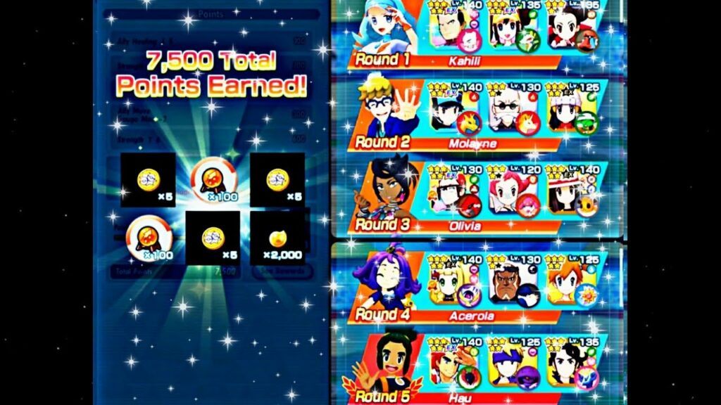 Pokemon Masters EX: Alola 7.5K CS MM: Week 2: Non-F2P Run