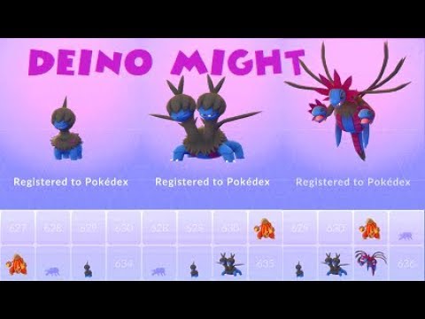 Pokemon Go Unova 5th Gen - Deino, Zweilous, Hydreigon