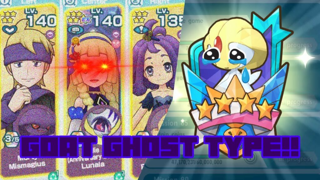 GOATed Ghost-type Team Haunting Uxie - Pokemon Masters EX (Legendary Arena - Ultra Hard)
