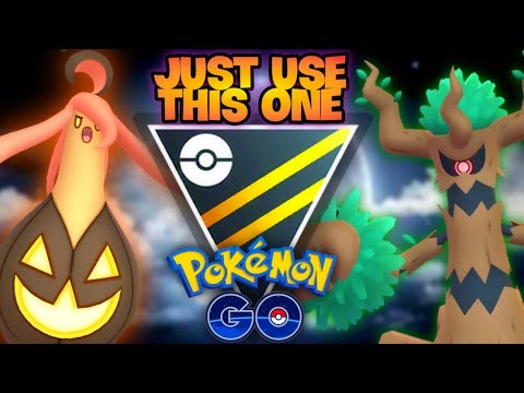 Gourgeist in Ultra Classic GO Battle League for Pokemon GO // Trevenant team VS. Gourgeist team