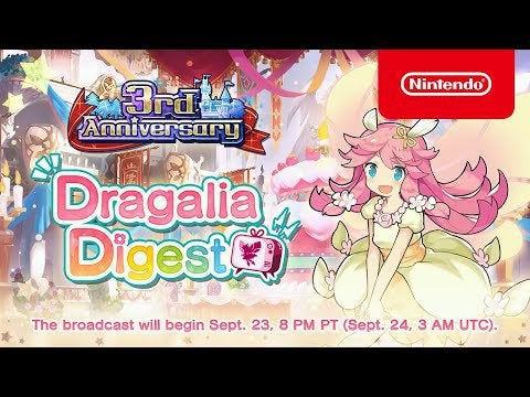 Dragalia Lost - Dragalia Digest 3rd Anniversary stream (9/23 8pm PT)