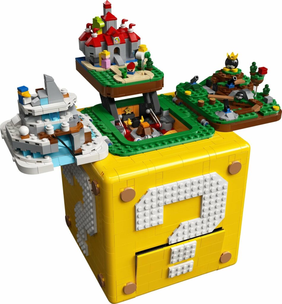 The Super Mario 64 Question Mark Lego set is now available!