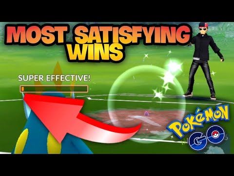 *Most Satisfying* GO Battle League Wins for Pokemon GO // One Shots, 1HP, & finesse