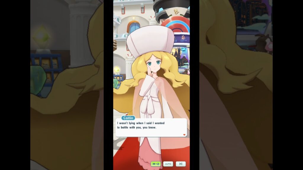 Pokemon Masters Ex Well your not lying Caitlin because i with u will battle on next week