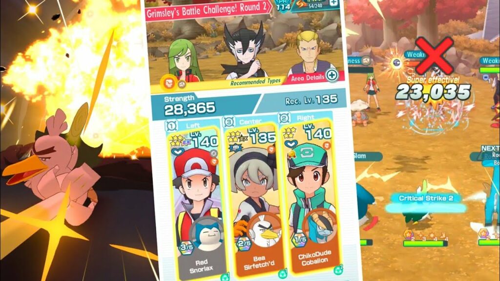 Bea & Sir Sirfetch'd VS Grimsley's Battle Challenge [Pokemon Masters EX]