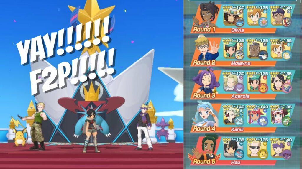 7500pts F2P Alola Champion Stadium Week 62 - Pokemon Masters EX