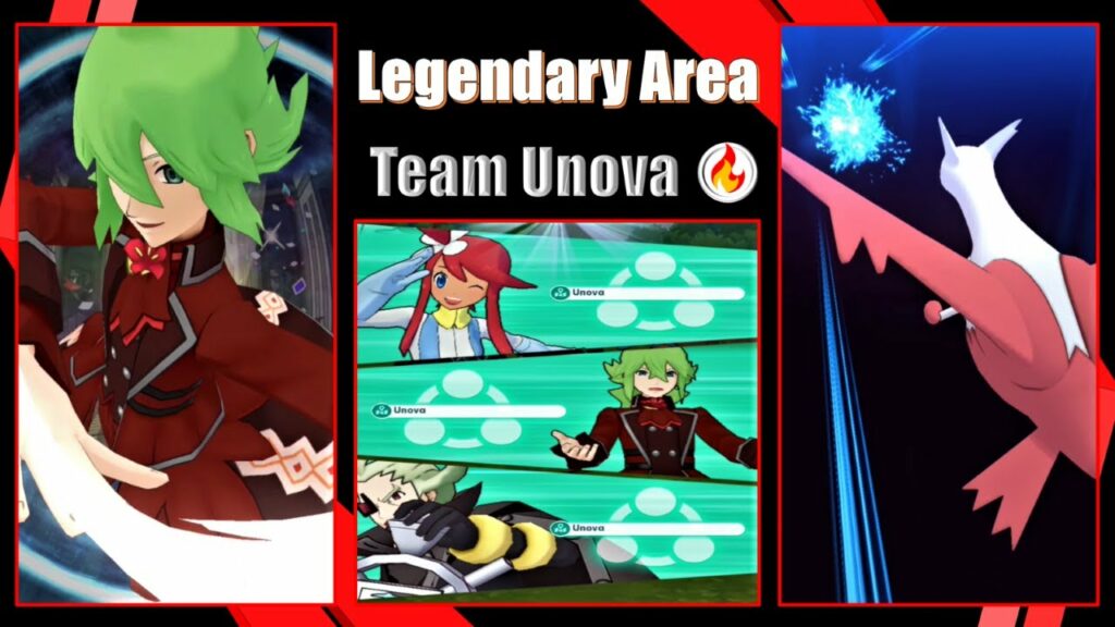 Reshiram VS Latias | Team Unova | Legendary Area | Pokemon Masters EX.