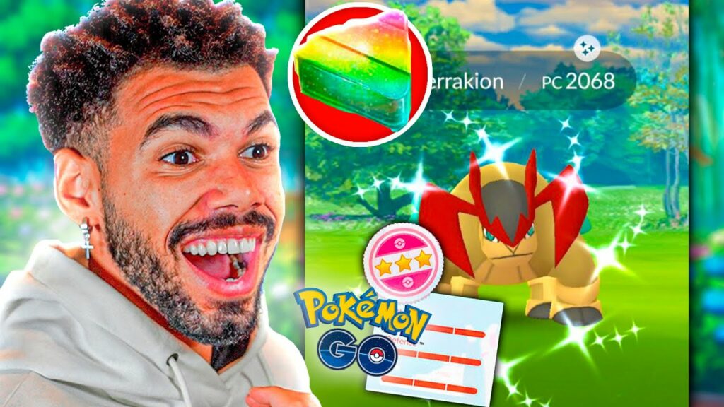 DEPOIS DE 113 RAIDS PEGUEI MEU PRIMEIRO SHINY TERRAKION - POKEMON GO | Cris |
